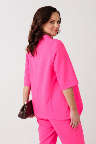 Брюки, жакет Mubliz 327 фуксия - фото 4