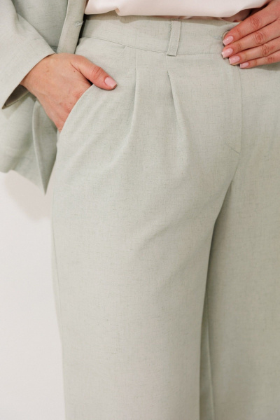 Брюки, жакет Мода Юрс 26-2924 ментол - фото 7