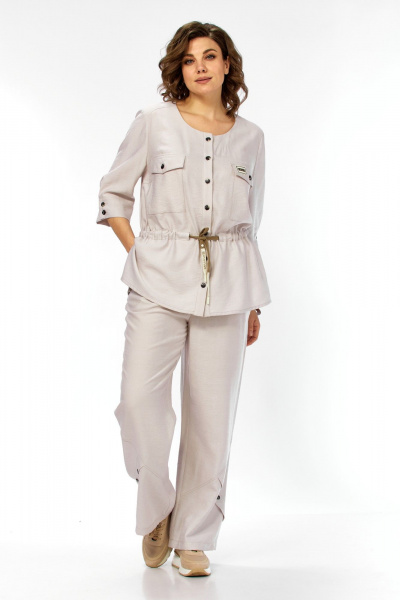 Блуза, брюки Matini 1.1100 молочный - фото 8