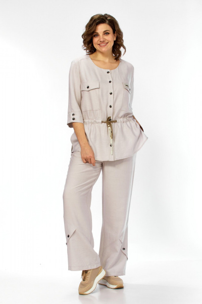 Блуза, брюки Matini 1.1100 молочный - фото 7