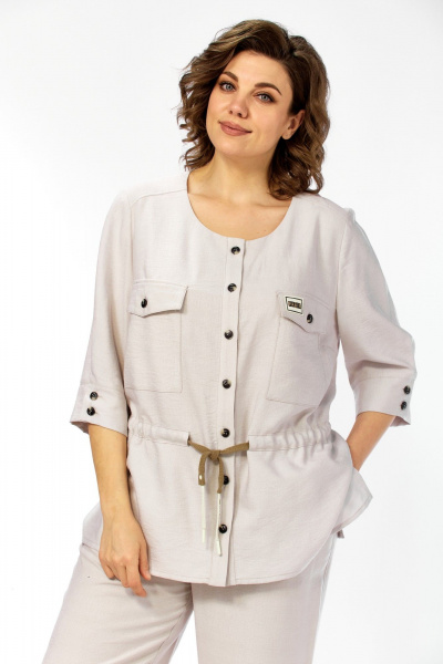 Блуза, брюки Matini 1.1100 молочный - фото 6