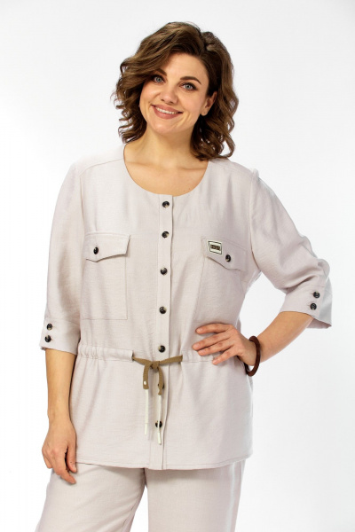 Блуза, брюки Matini 1.1100 молочный - фото 5