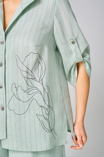 Блуза, брюки Мишель стиль 1355 мятный - фото 10