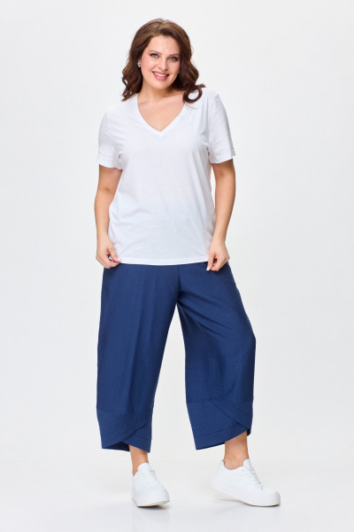 Брюки, жилет, футболка OVERYOU М146/1 светло-синий - фото 7