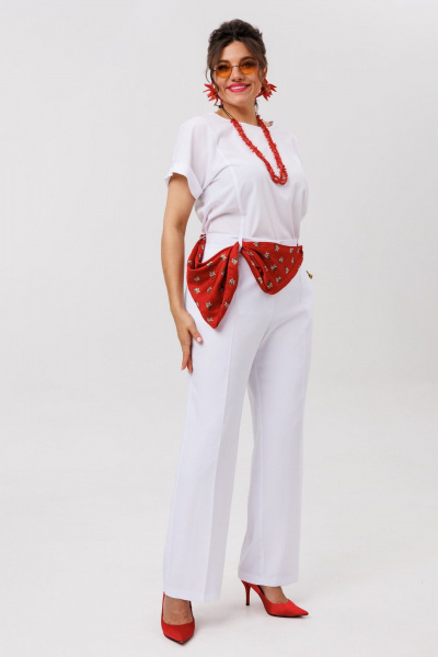 Брюки Anelli 1540.1 белый_день - фото 8