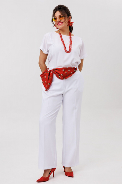 Брюки Anelli 1540.1 белый_день - фото 3