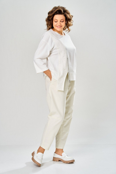 Брюки, джемпер Диомант 2160 молочный - фото 11