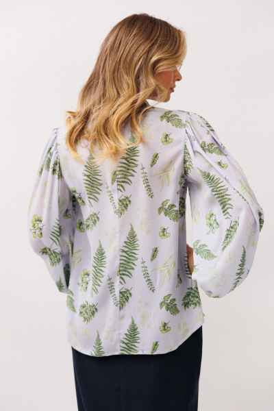 Блуза, юбка Anastasia 1049.1 темно-серый - фото 6