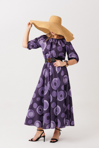 Платье Anastasia 1327 фиолетовый - фото 24