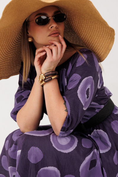 Платье Anastasia 1327 фиолетовый - фото 23