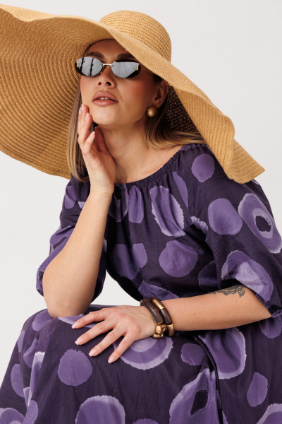 Платье Anastasia 1327 фиолетовый - фото 21