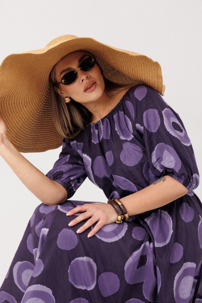 Платье Anastasia 1327 фиолетовый - фото 20