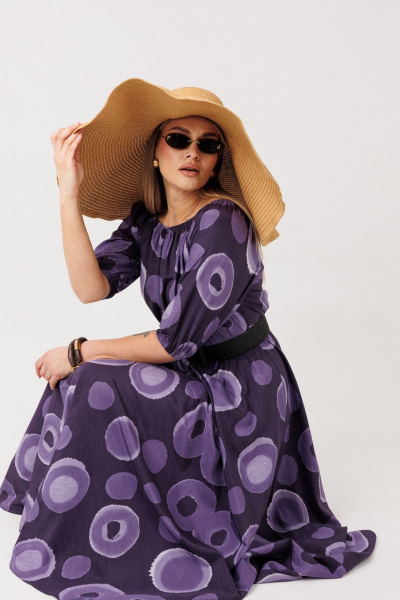 Платье Anastasia 1327 фиолетовый - фото 18