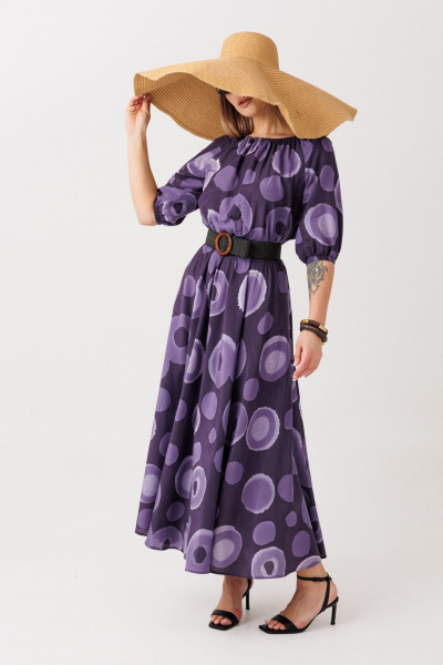 Платье Anastasia 1327 фиолетовый - фото 17