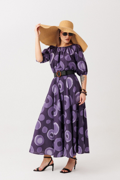 Платье Anastasia 1327 фиолетовый - фото 16