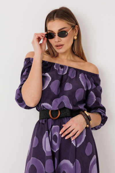 Платье Anastasia 1327 фиолетовый - фото 13