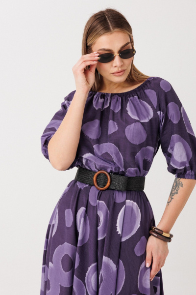 Платье Anastasia 1327 фиолетовый - фото 11