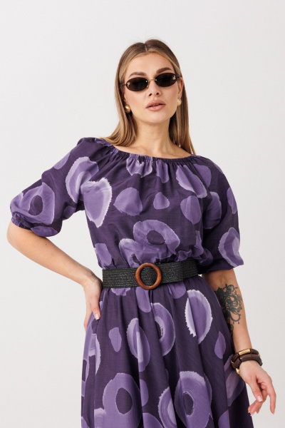 Платье Anastasia 1327 фиолетовый - фото 10