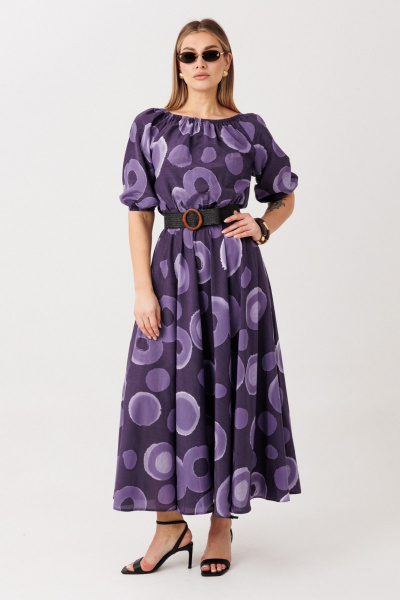 Платье Anastasia 1327 фиолетовый - фото 9