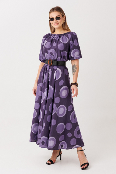 Платье Anastasia 1327 фиолетовый - фото 8