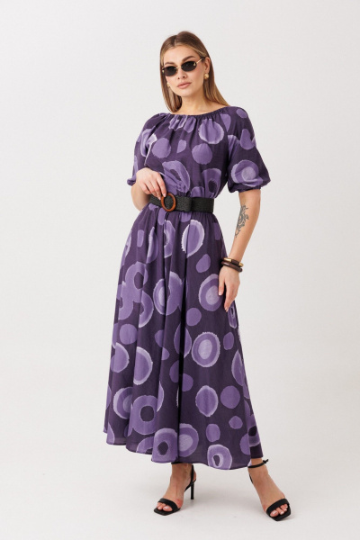 Платье Anastasia 1327 фиолетовый - фото 7