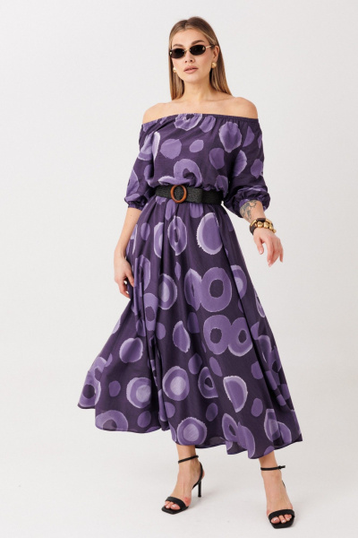 Платье Anastasia 1327 фиолетовый - фото 3