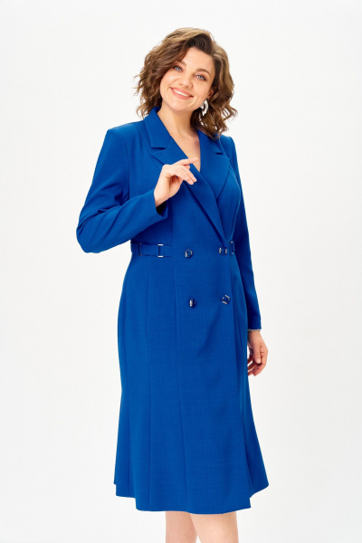 Платье ANASTASIA MAK 1121 василек - фото 12