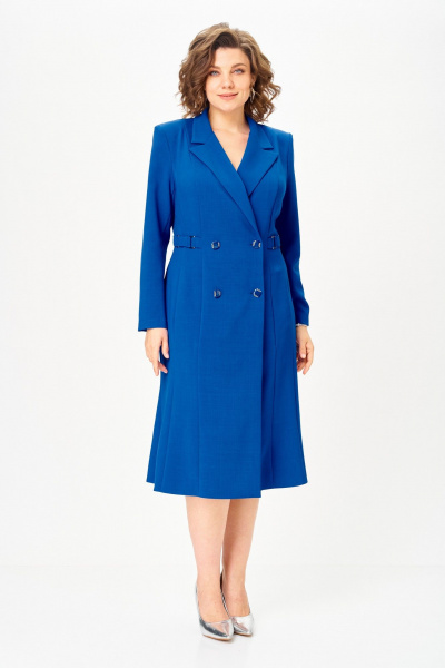 Платье ANASTASIA MAK 1121 василек - фото 6