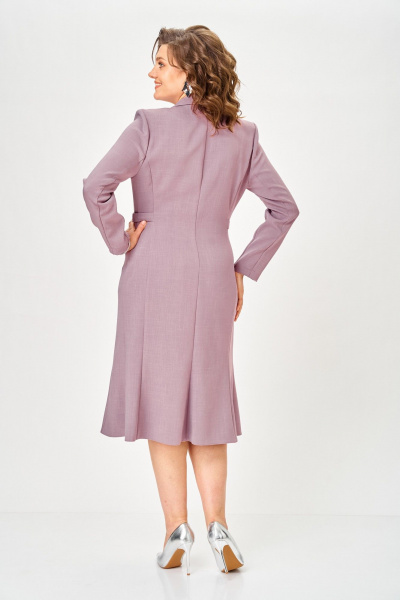 Платье ANASTASIA MAK 1121 пудра - фото 9