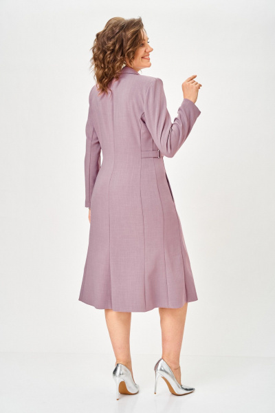 Платье ANASTASIA MAK 1121 пудра - фото 8