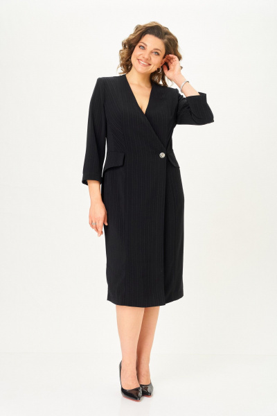 Платье ANASTASIA MAK 1124-А черный - фото 10