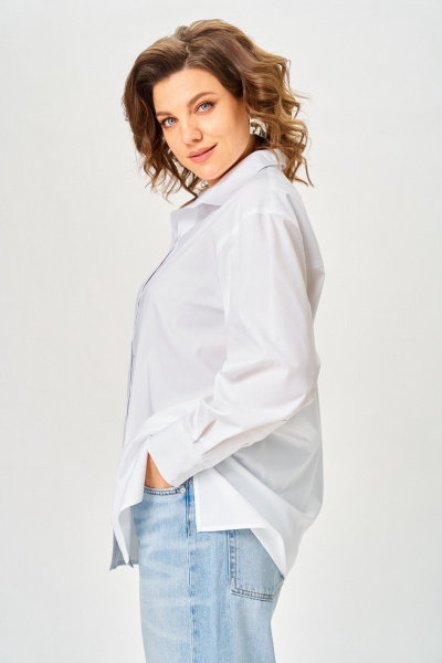 Рубашка ANASTASIA MAK 1324 белый - фото 3