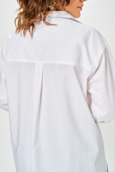 Рубашка ANASTASIA MAK 1324 белый - фото 6