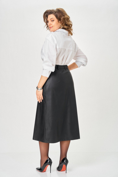 Рубашка ANASTASIA MAK 1324 белый - фото 13