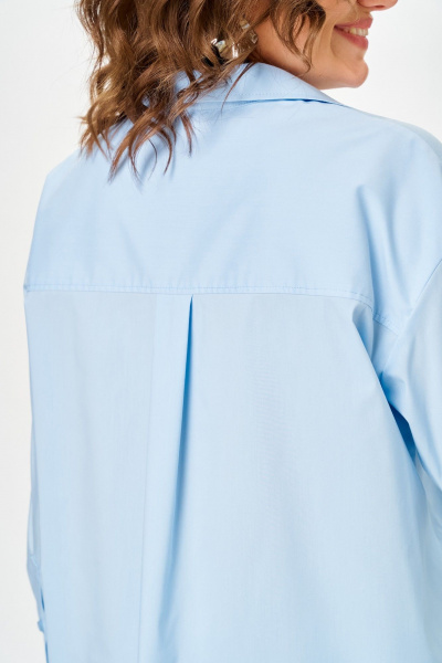 Рубашка ANASTASIA MAK 1324 голубой - фото 8