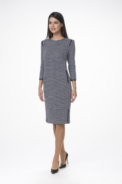 Платье Stilville 1431 синий - фото 1