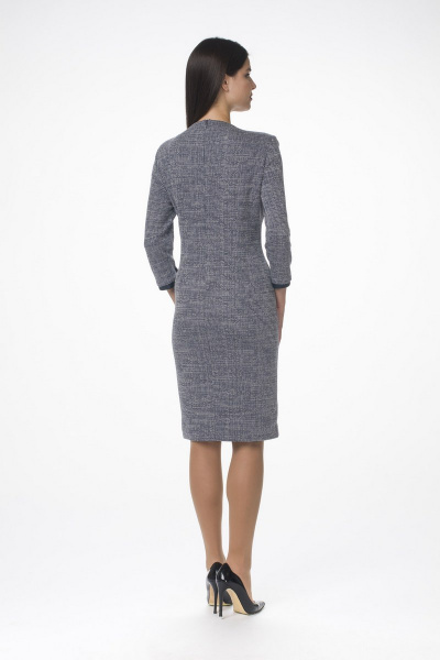 Платье Stilville 1431 синий - фото 6