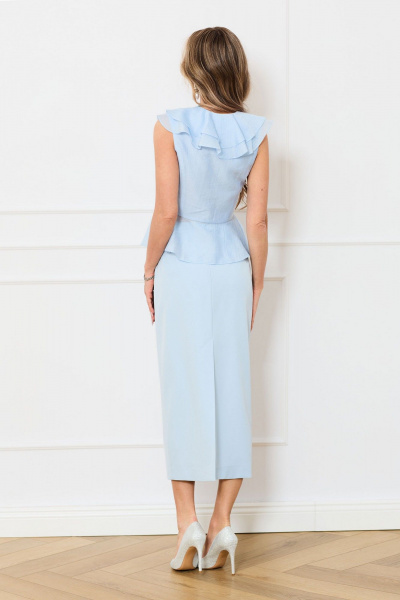 Блуза, юбка Golden Valley 6742 голубой - фото 7