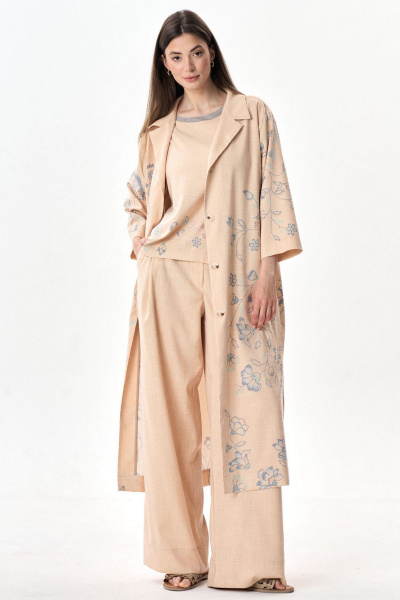 Кардиган Art Ribbon М1160K молочный - фото 3