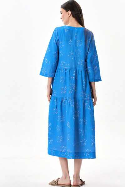 Платье Art Ribbon М3481P василек - фото 6