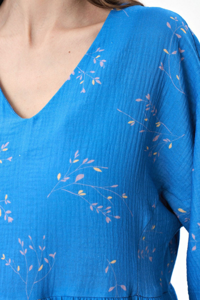 Платье Art Ribbon М3481P василек - фото 4