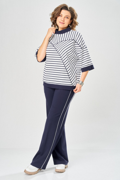 Брюки, свитшот Bonna Image 998/1 синий - фото 8