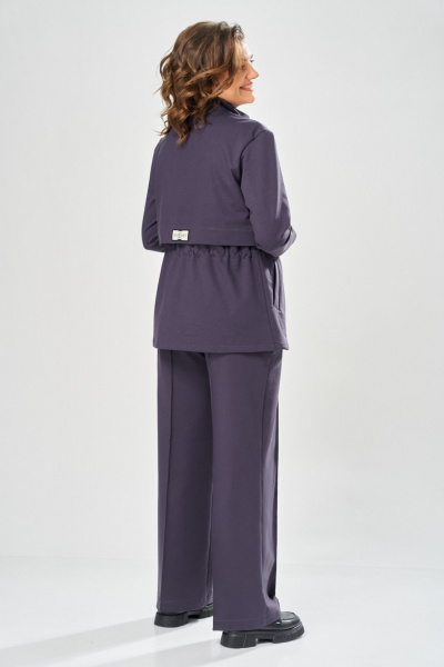 Брюки, жакет Bonna Image 1058/1серо-фиолетовый - фото 9