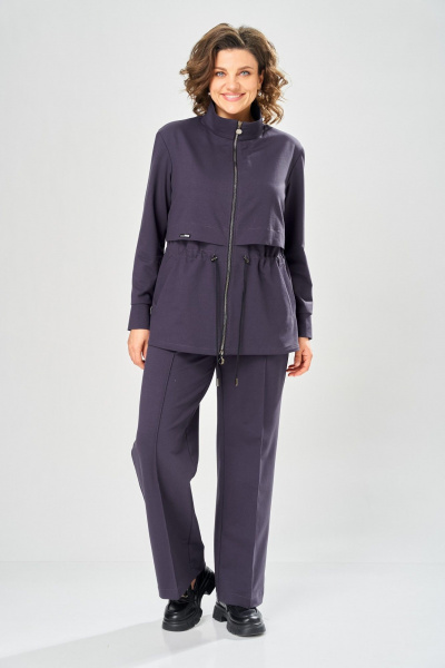 Брюки, жакет Bonna Image 1058/1серо-фиолетовый - фото 2