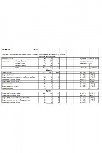 Брюки, жакет Bonna Image 1055/1 серо-фиолетовый - фото 13