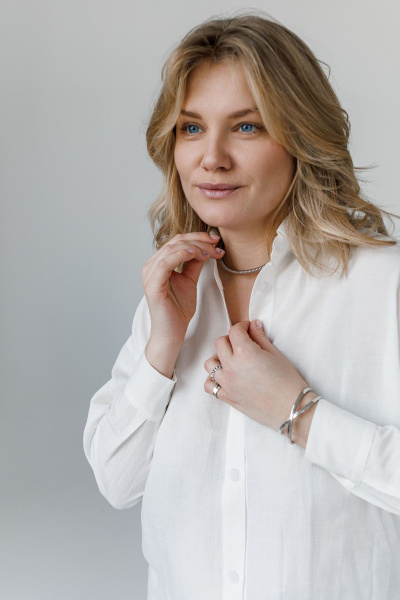 Рубашка JoEmber 3 молоко - фото 6