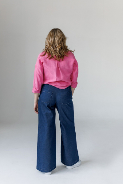 Рубашка JoEmber 3 розовый - фото 11