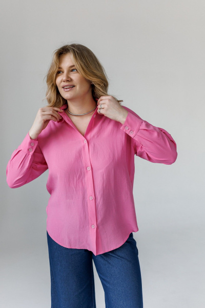 Рубашка JoEmber 3 розовый - фото 3