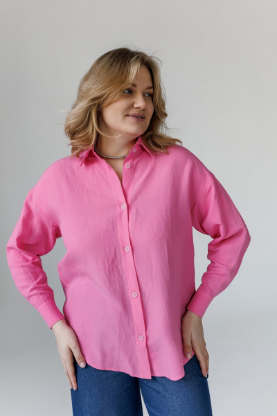 Рубашка JoEmber 3 розовый - фото 2