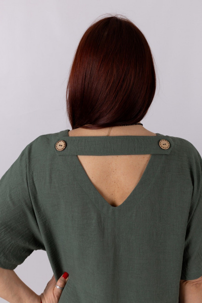 Платье Mita ЖМ1220 зеленый - фото 7